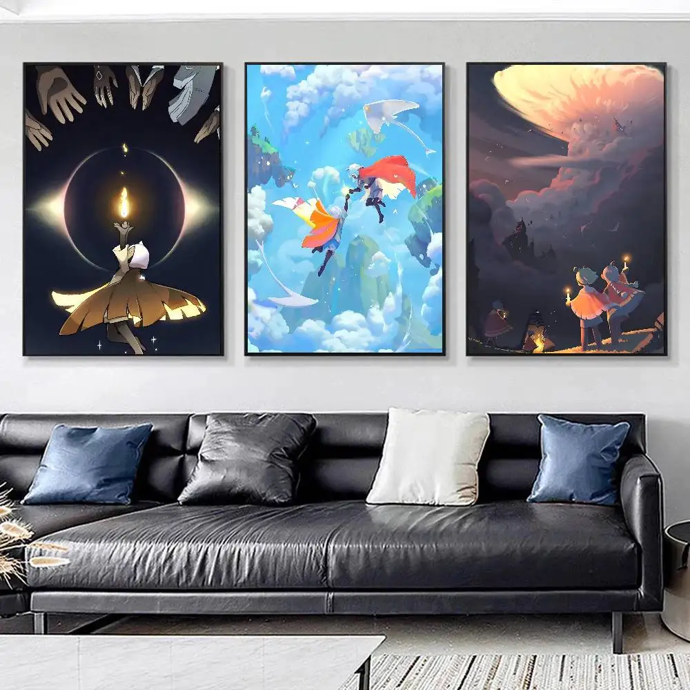 Anime Game Sky Children Of The Light Posters HD Print Vintage Wall Art Decor for Home Study Room