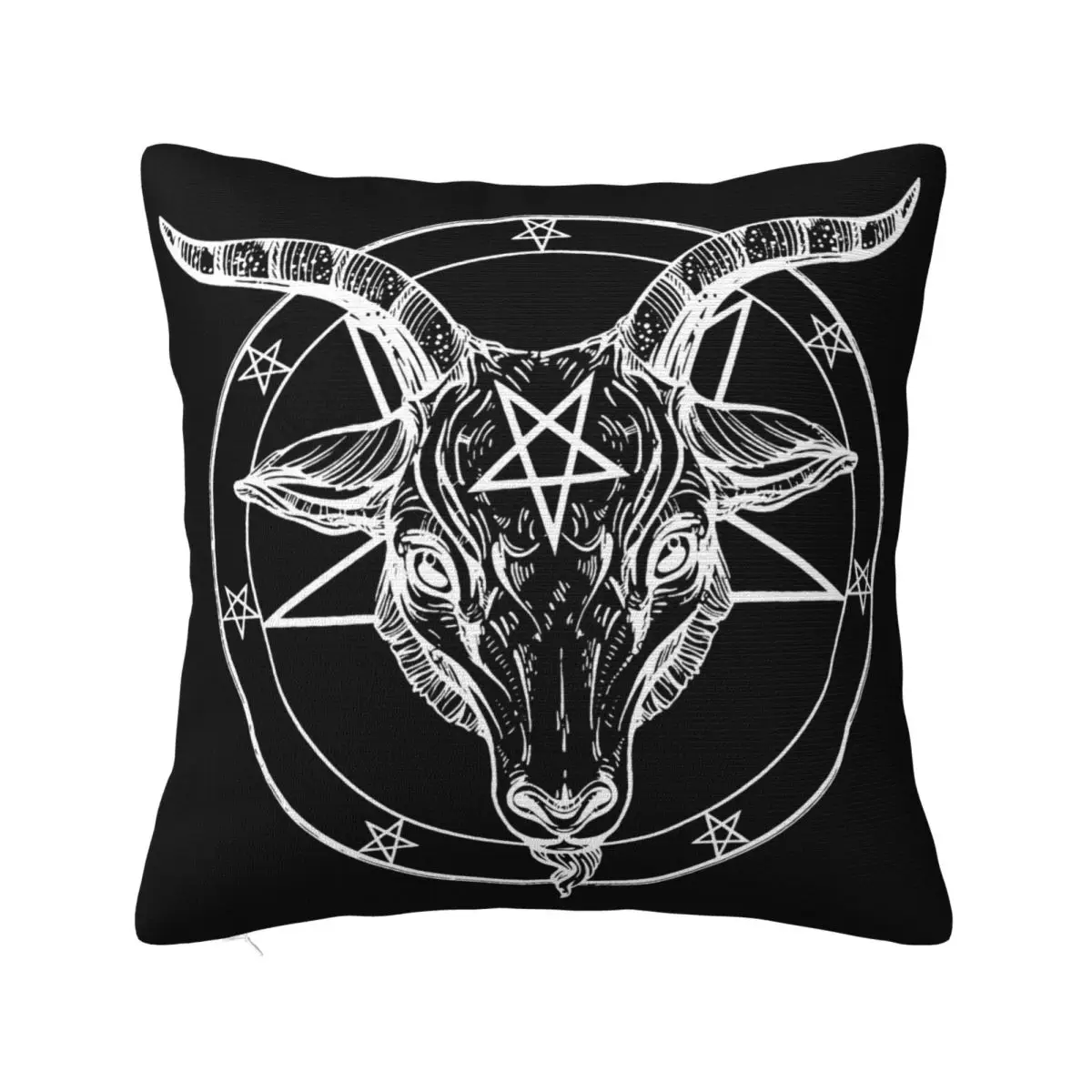 Mens Baphomet Pentagram Satantic Occult Church Of Satan Goat Goth S5Xl Aesthetic Popular Style Funny Pillow Case