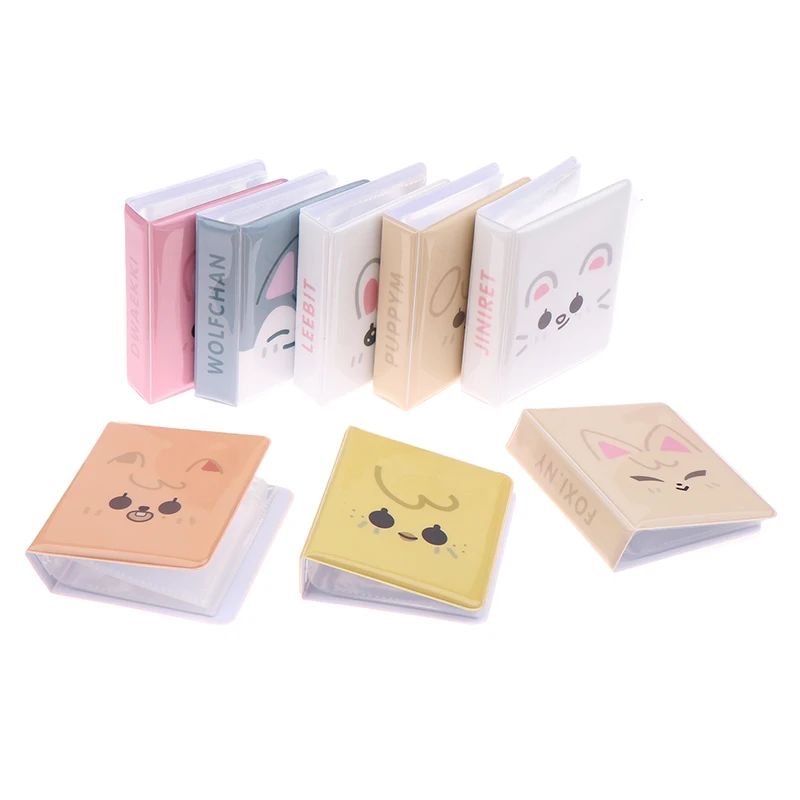Cartoon Tier 3-Zoll-Album Foto Postkarte Aufbewahrungsalbum Idol Bilder Sammlung Kpop Kartenbinder Namenskarte Buchalbum