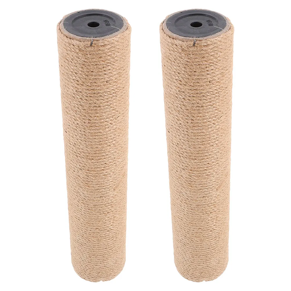 

2pcs Cat Post Sisal Accessories Cat Scratching Post Cute Tall Replacement Parts for Indoor Cats DIY Assembly Pet Supplies