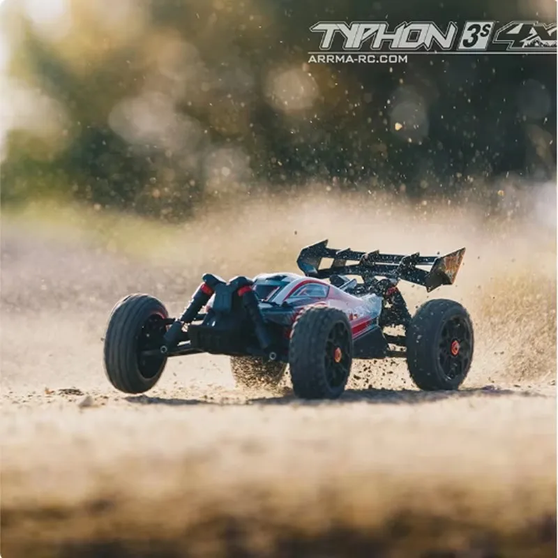 ARRMA 1/8 Typhon 4X4 V3 3S BLX Brushless Buggy RC Truck RTR 4WD Brushless Violent Off Road