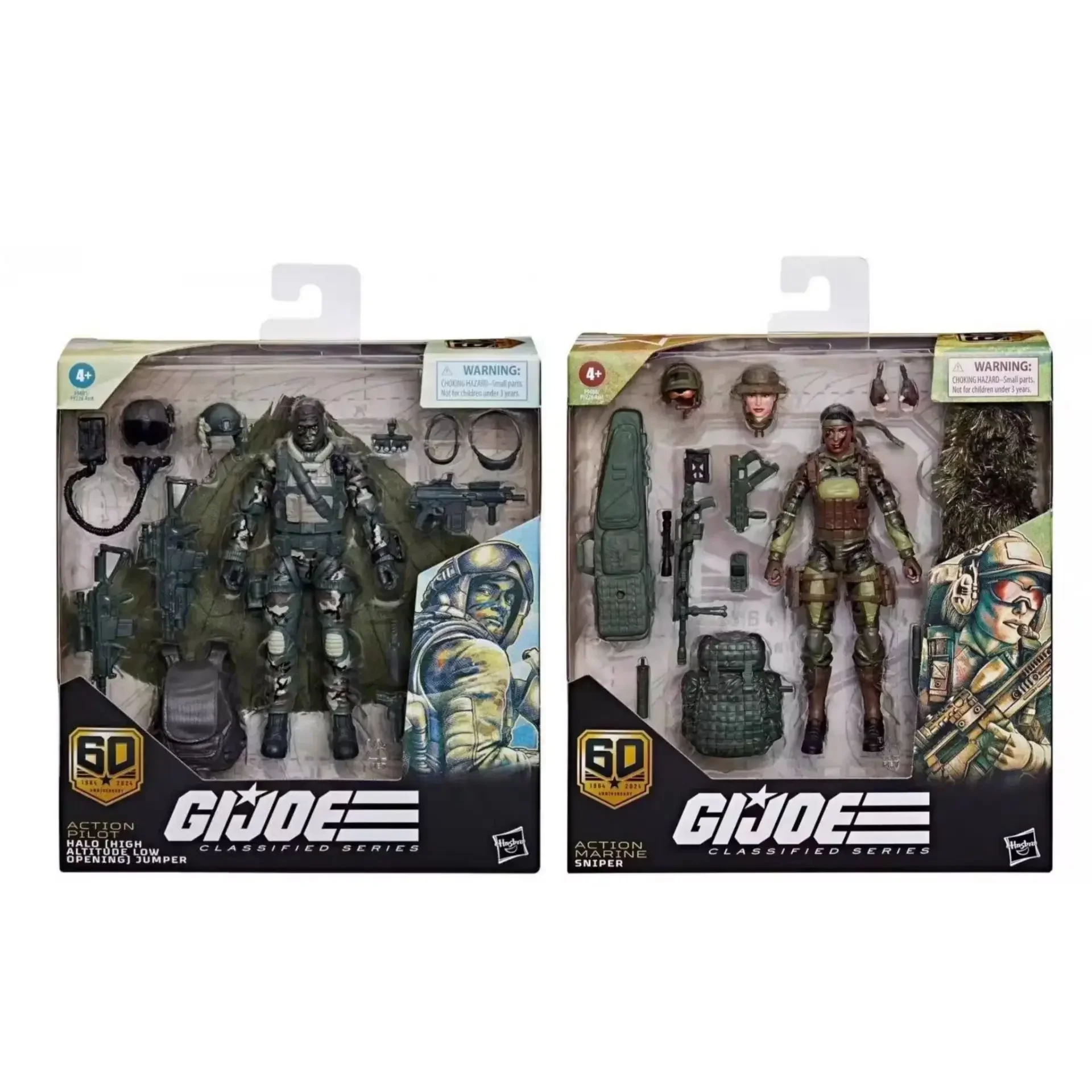 

G.I. Joe Classified 60th Anniversary Pilot Jumper Sniper 6" Action Figure