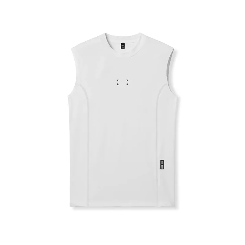 Men\'s Summer Casual Compression Tank Top Gym Fitness Sports Clothing Male Quick Dry Sleeveless Shirt Running Workout Tights Vest