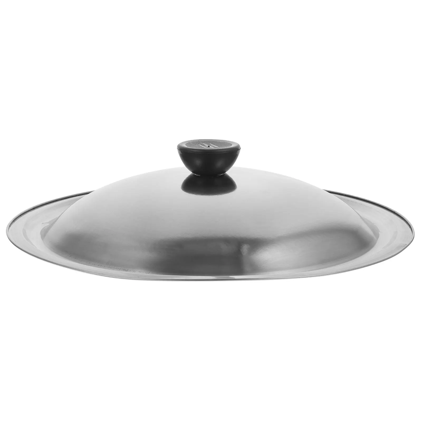 

Stainless Steel Pot Lid Replacement Universal Cover for Pans Kitchen Cookware Frying Boiling Steaming Silver Large