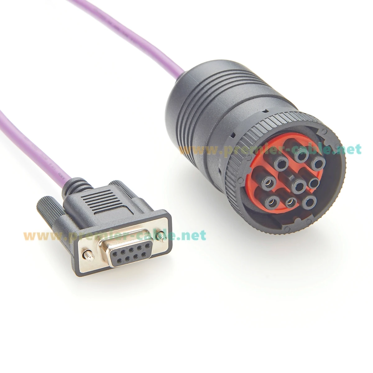 DB9 CAN BUS Cable to J1939 DEUTSCH D Sub to J1939 Cable Type with DEUTSCH Connector CAN Logger to Heavy Duty Vehicles