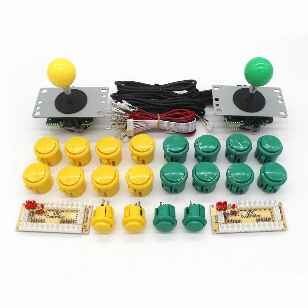 Free shipping Arcade Joystick DIY Kit Zero Delay Arcade DIY Kit Encoder PC to Rasberry PI PS3 Sanwa Joystick Arcade game console