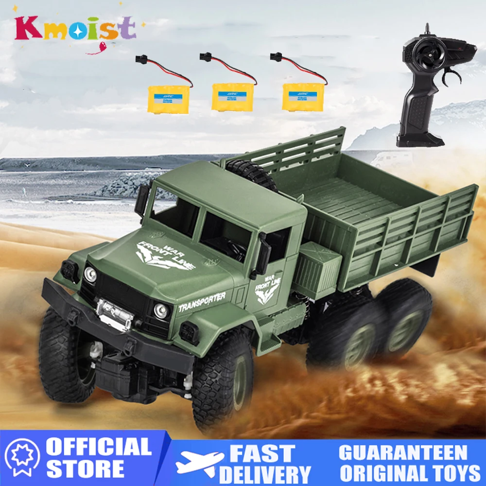 

JJRC Q68 Q69 1/18 2.4G 4CH 4WD 130 Brushed Motor Yellow Green RC Vehicle Off-Road Truck Car Model Kids Toys for Boys Xmas Gifts