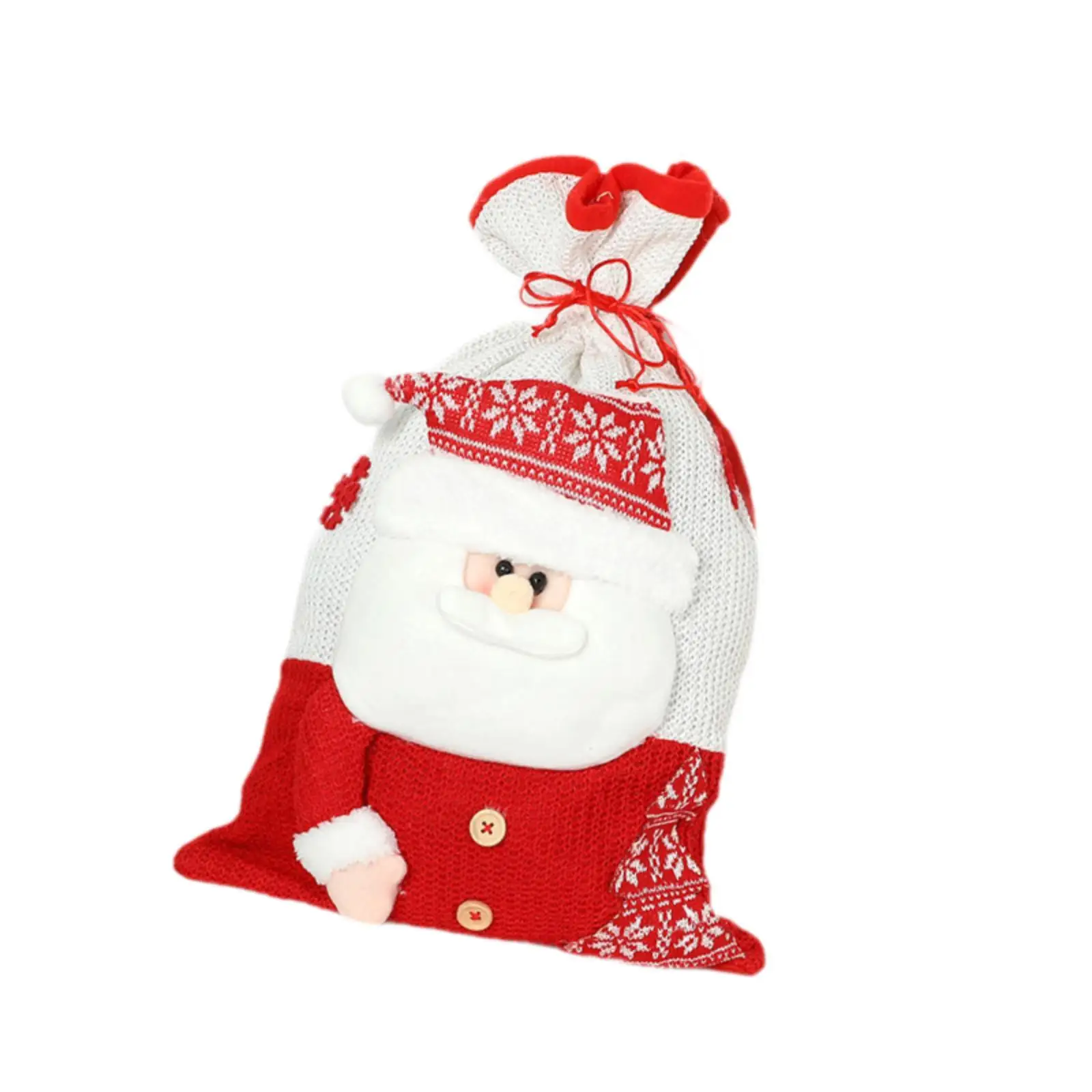 Christmas Gift Drawstring Bag Treat Bag Xmas Candy Bag Gift Package Bag for Celebration Christmas Presents Party Favors Birthday