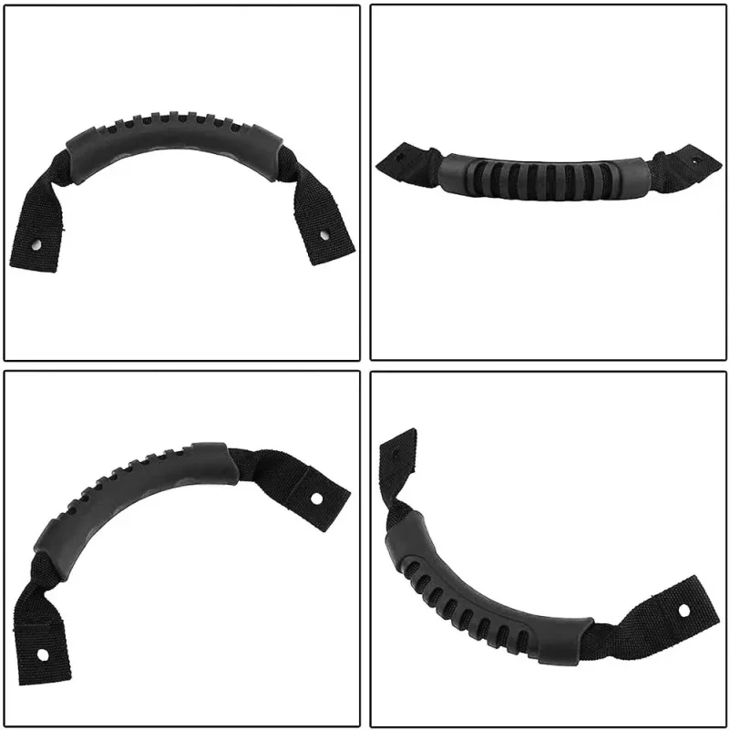 Picture 5: 1/2/4 Pcs Plastic Handle Kayak Canoe Woven Strap Additional Handle Strap With Screws for Kayaks Suitcase Luggage