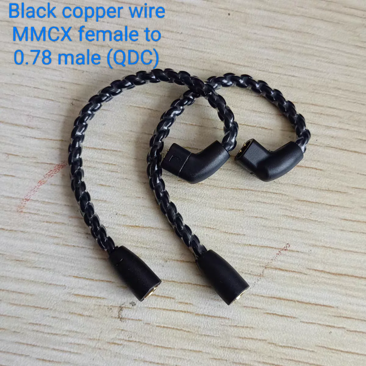 MMCX Female Adapter Earphone Cable Ear Hook DIY Extension Cable Compatible with IE80S 0.78 A2DC IM50 IE40Pro IE900