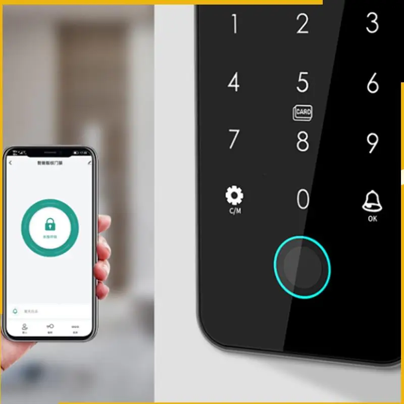 A93P المزدوج RFID 125 كيلو هرتز + 13.56 ميجا هرتز NFC تويا في الهواء الطلق بصمة التحكم في الوصول لوحة المفاتيح IP67 مقاوم للماء القياسات الحيوية فتحت الباب