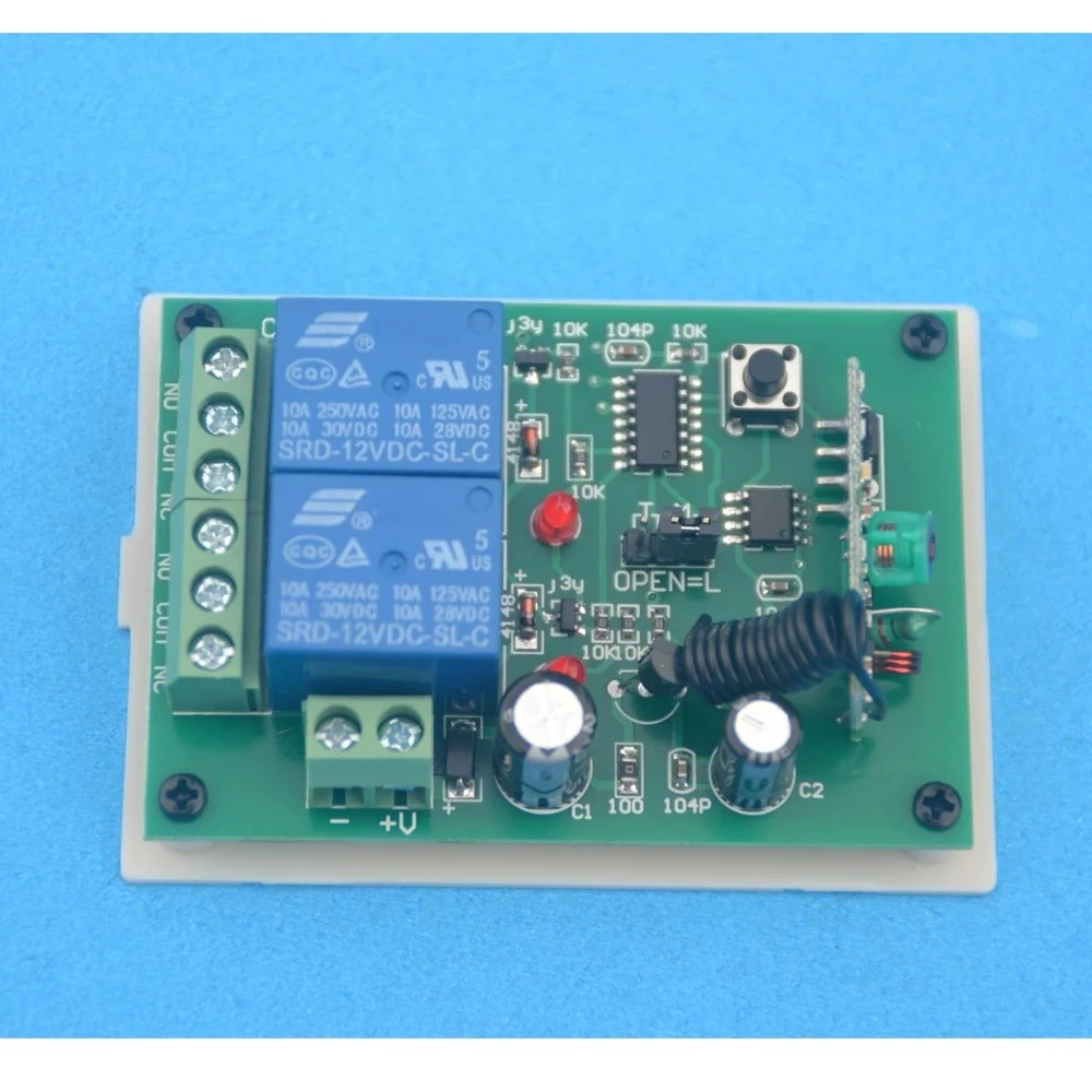 12V24V two-way wireless remote control switch access control, remote control