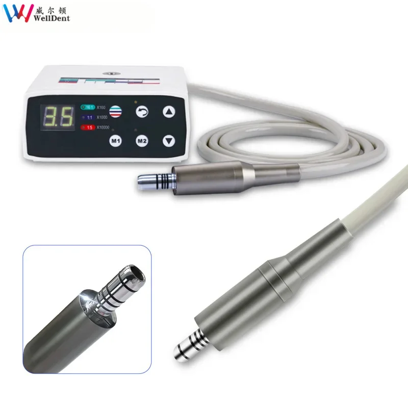 Dental LED electric motor brushless micromotor work with low speed handpiece contra angle