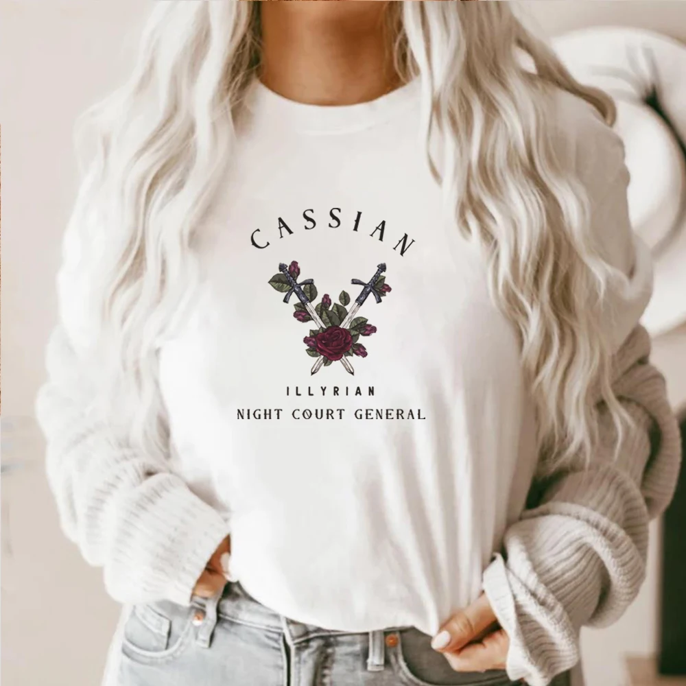 Cassian ACOTAR shirt Comfort Colors tee Acotar Velaris Printed Short Sleeve Illyrian Training Camp Shirt Sarah J Maas Fan Gift