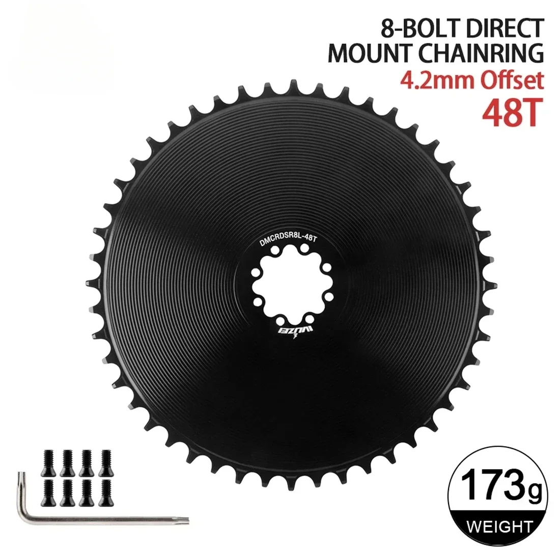 

8-Bolt Narrow Wide Chainring for SRAM AXS Force Red Direct Mount Road Bike 40/42/44/46/48/50/52/54/56/58T