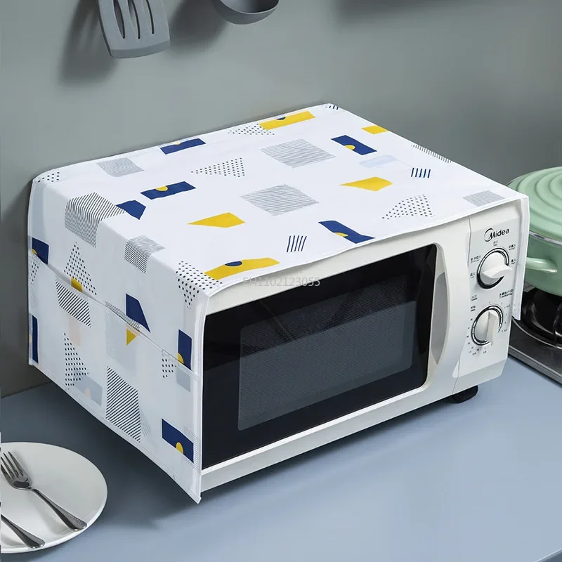 

Cartoon Graphics Printed Cute Microwave Dust-proof Oven Cover Hanging Bag Dust-proof Cover Microwave Protective Cover