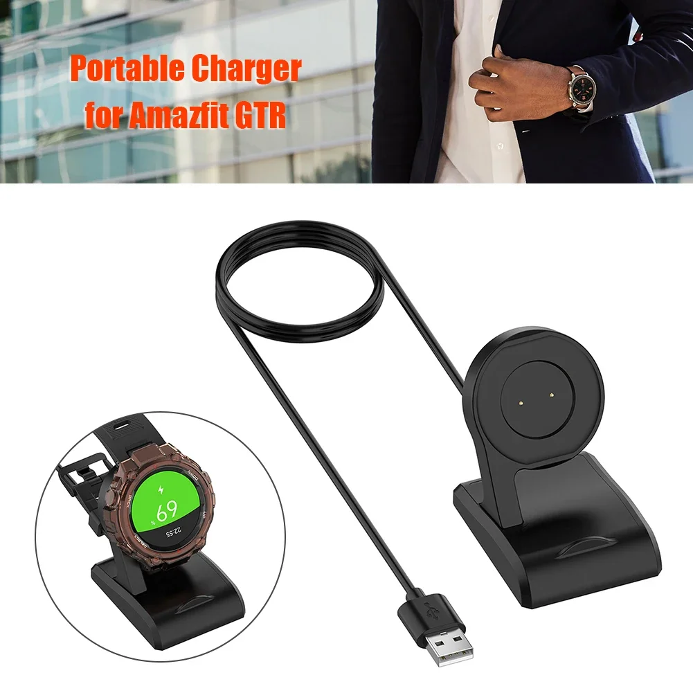 

Wireless Charger Dock Magnetic Fast Charger USB Charger Cable Cord for Amazfit T-Rex A1918 GTR 42mm 47mm GTS Smartwatch