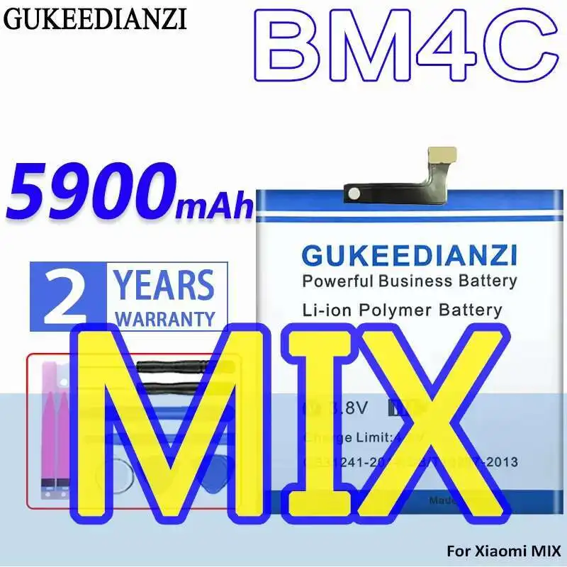 

BM4C For Xiaomi Mix Mobile Phone Battery 5900Mah Fast Charging