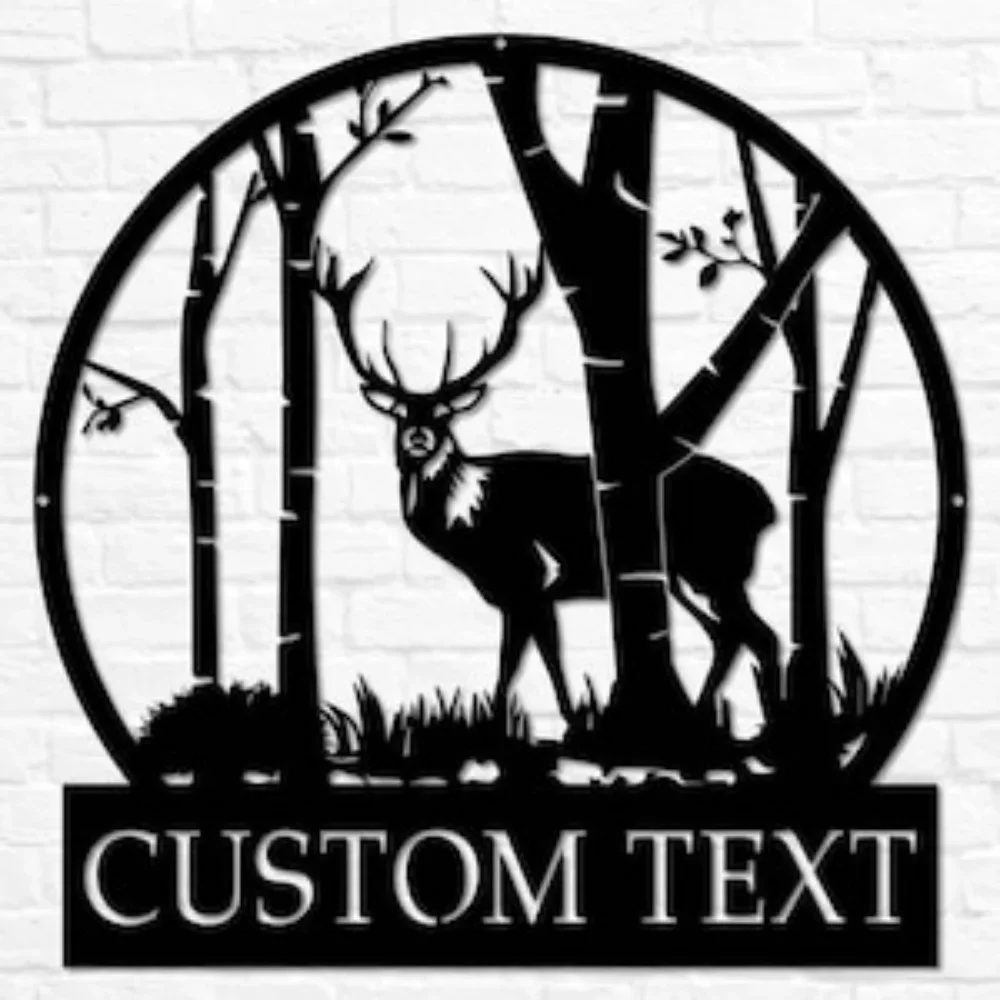 Charming Custom Hunting Sign, A Special Gift for Him.Outdoor Artwork for Hunters. Ideal Present for Camping Dad's Cabin Decor.