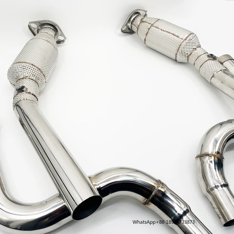 

Exhaust Downpipe For Jaguar XFL 3.0T 2017-2020 High flow catted downpipe Stainless Steel Downpipe with catalyst