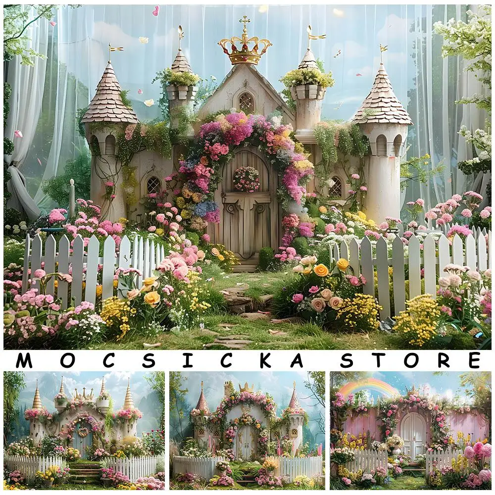 

Mocsicka Photography Background European Castle Palace Wall Retro Texture Adult Kids Portrait Backdrops Decor Photo Studio Props