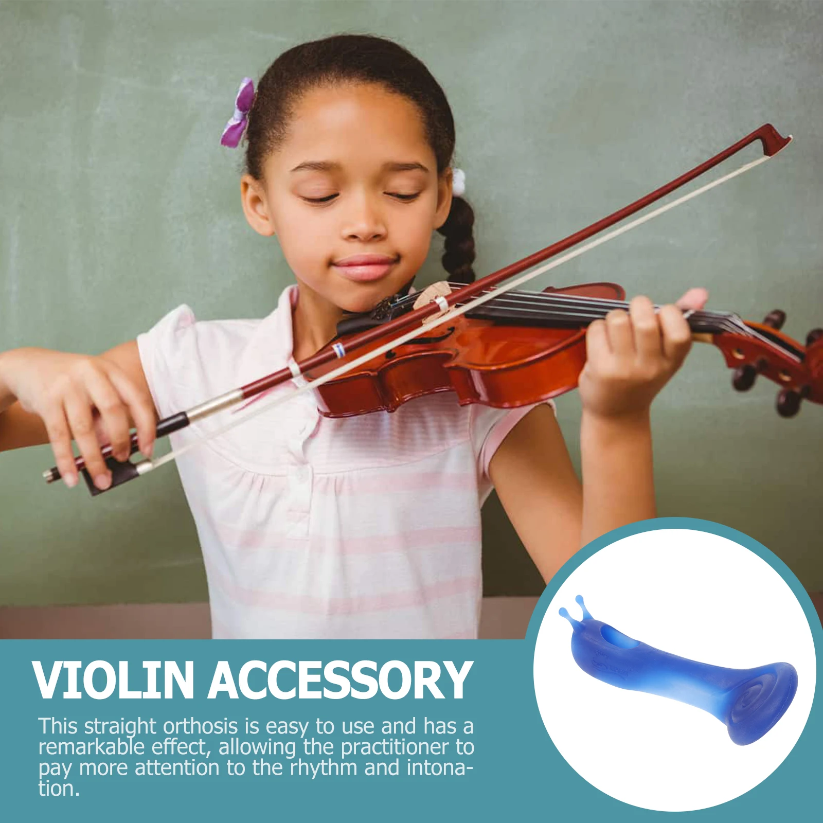 

1pc Silicone Violin Bow Holder Fiddle Collimator Practice Corrector For Beginner Durable Lightweight Wrist Posture Adjuster