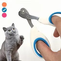 Professional Pet Nail Clipper Stainless Steel Dog Cat Nail Trimmer Labor-Saving Nail Clipper Convenient Dog Grooming Supplies