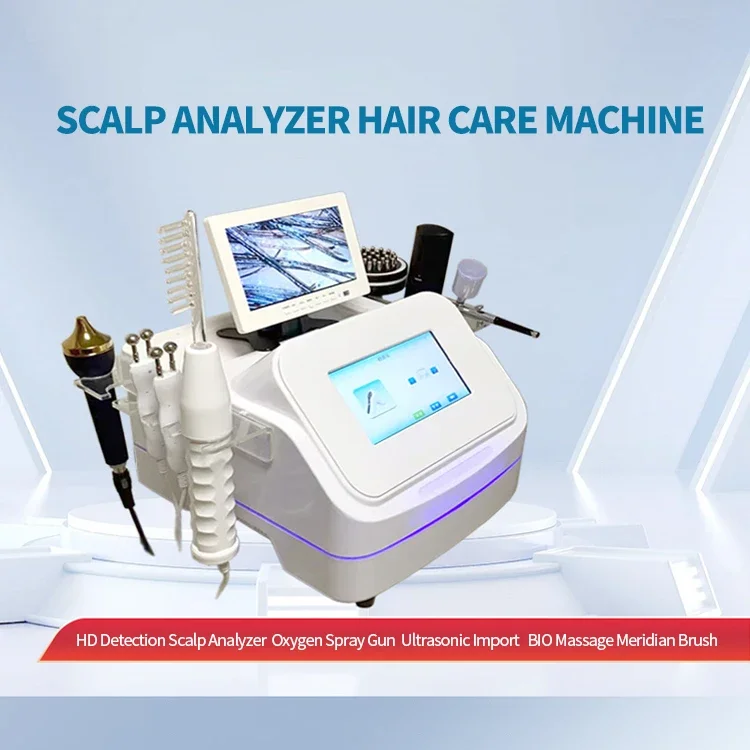 Mini 7 In 1 High Frequency Hair Follicle Detection Scalp Treatment Scalp Care Scalp Scanner Hair Analyzer