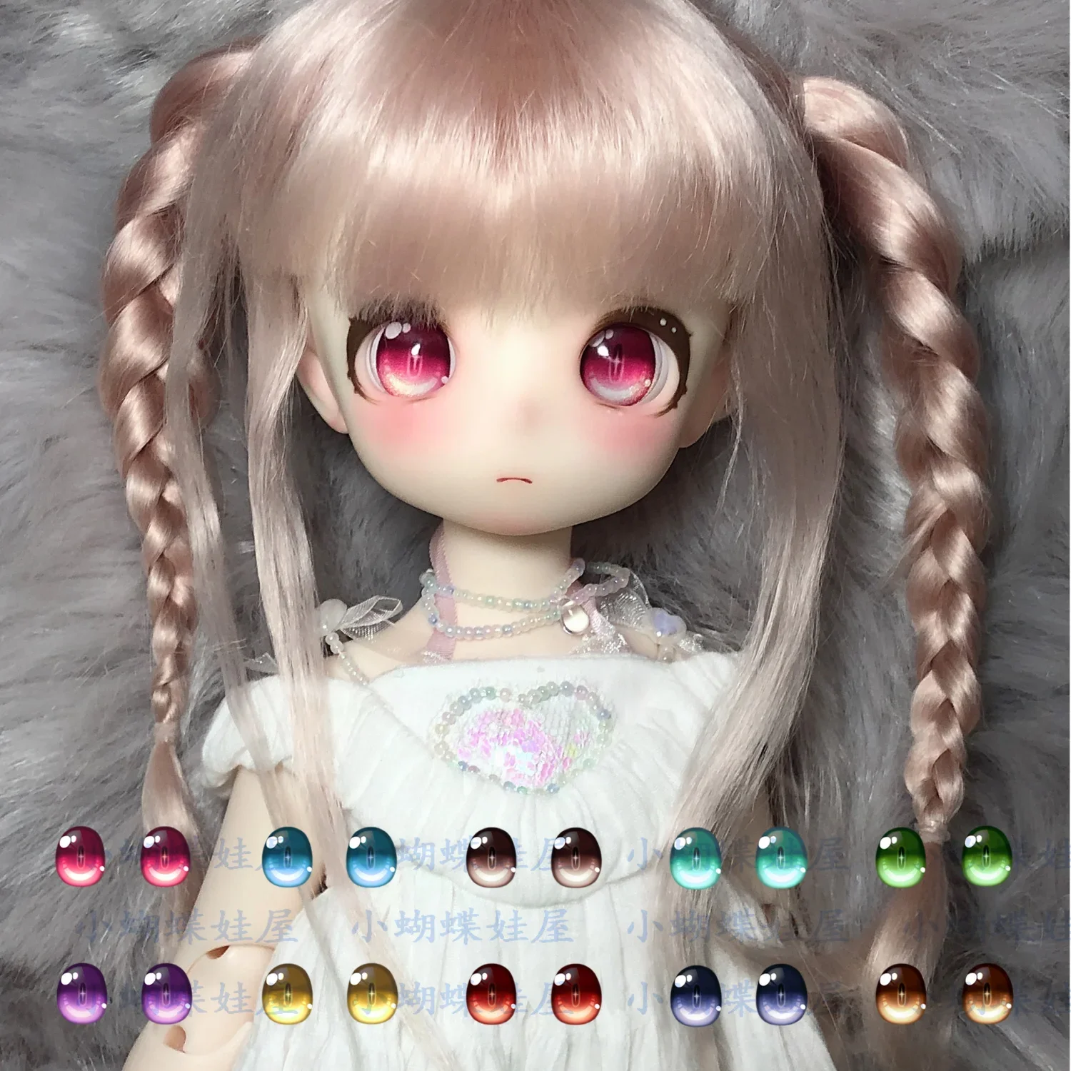 Doll Eyes 8/10/12/14/16/18/20/22/24mm Cartoon for Bjd Doll Anime Type Eyeball Girl Toy Diy Dress Up Doll Accessories Acrylic Eye