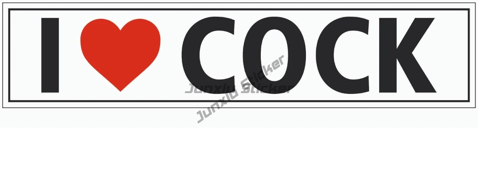 

I LOVE COCK Vinyl Decal Stickers Funny Rude Toolbox Car Bumper Van Window