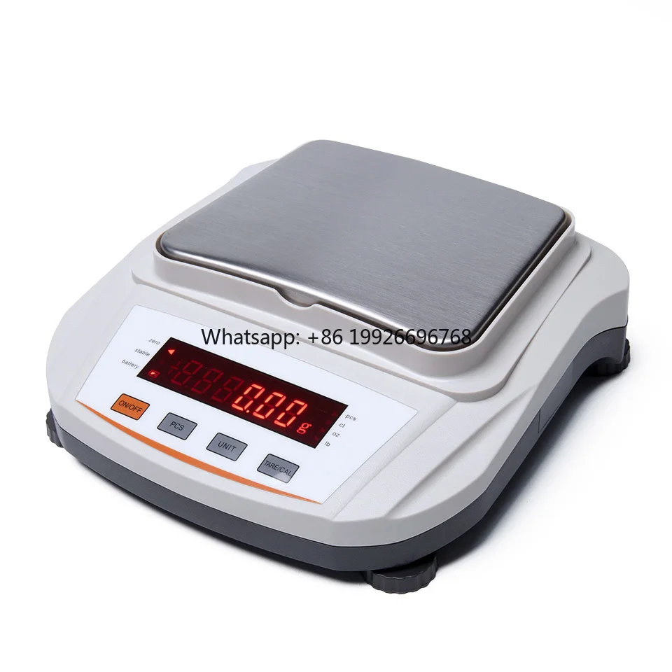 

Digital Precision Scale 2kg 0.01g Lab Electronic Balance Backlit Screen Display Jewelry Scale Lab Weighing Scales