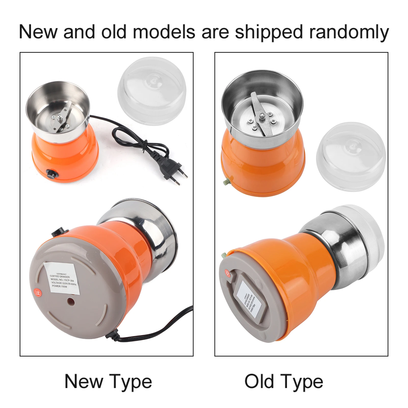 Huishoudelijke elektrische koffiemolen voor bonen, noten, kruiden, kruiden, granen