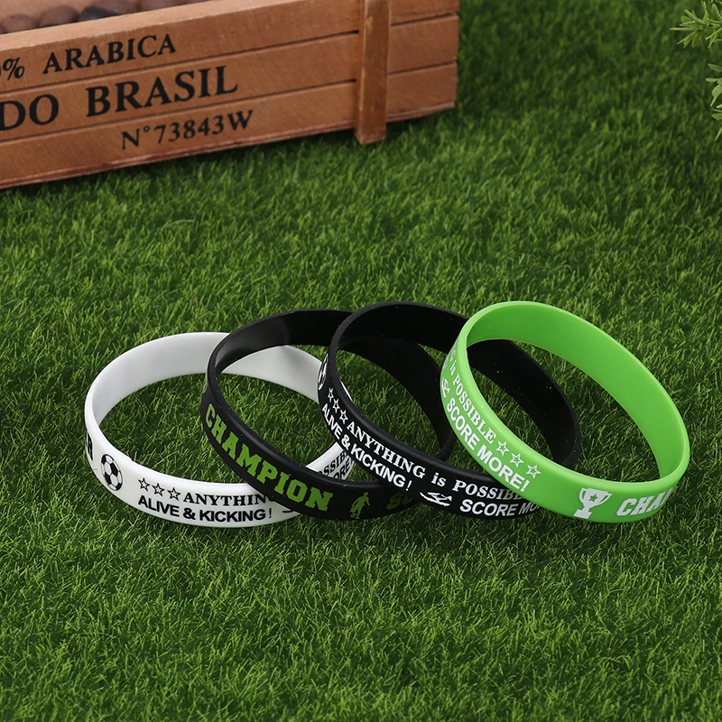 

32 шт. футбольные силиконовые мотивационные браслеты спортивные тематические браслеты для вечеринок на день рождения