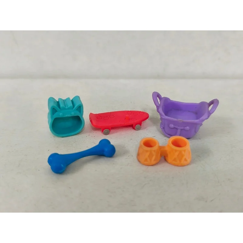 Figura LPS Cane Collie Marrone # 7085 W/Accessori Mini giocattolo per negozio di animali