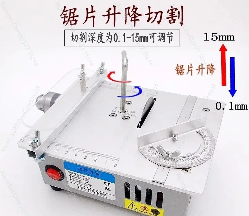 Multifunctional Micro Table Saw DIY Model Precision Chainsaw Small Table Saw Small PCB Acrylic