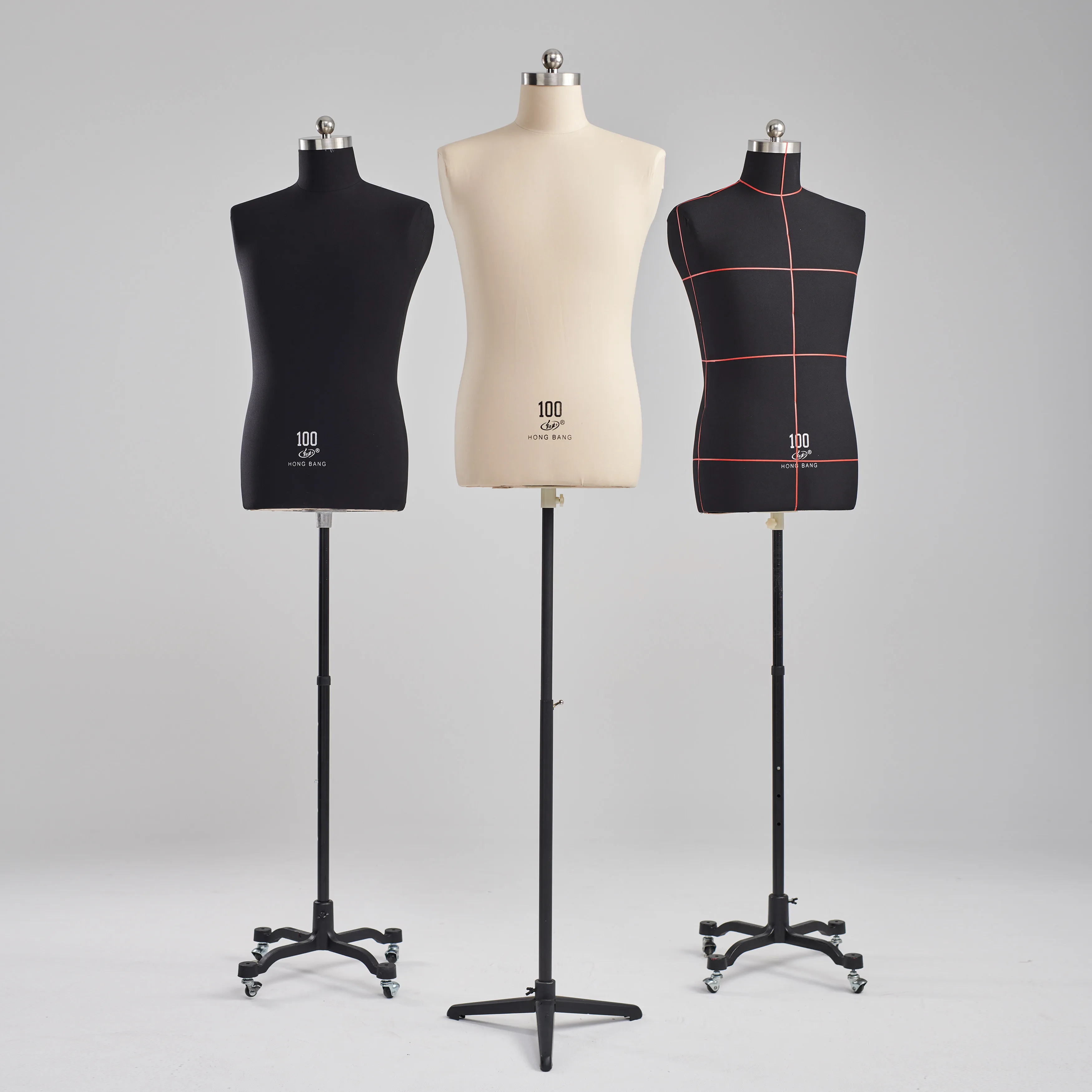 Hongbang Men's Clothing National Standard 3D Tailoring Mannequin with Pins for Clothing Making, Pattern Making, School Design,