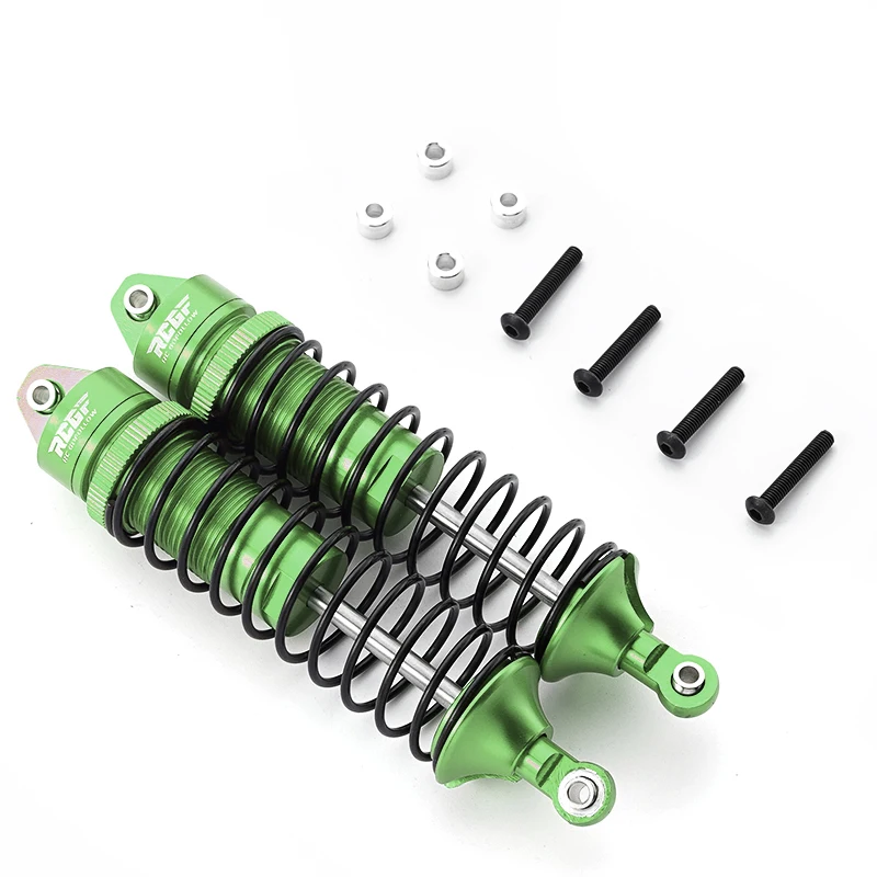 

RCGOFOLLOW Rear Shock Absorber RC Car Part Threaded Rc Rear Shock Absorber For 1/10 SLASH 4x4 OFF-Road RC Upgrade Part Titanium