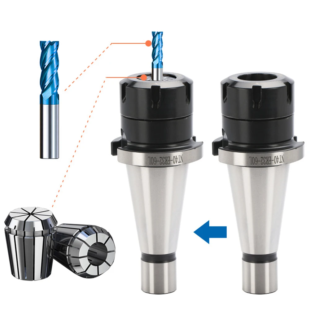 NT30 ER Collet Chuck Metric Milling Machine Collet CNC Toolholder Compatible with Various CNC Milling Machines