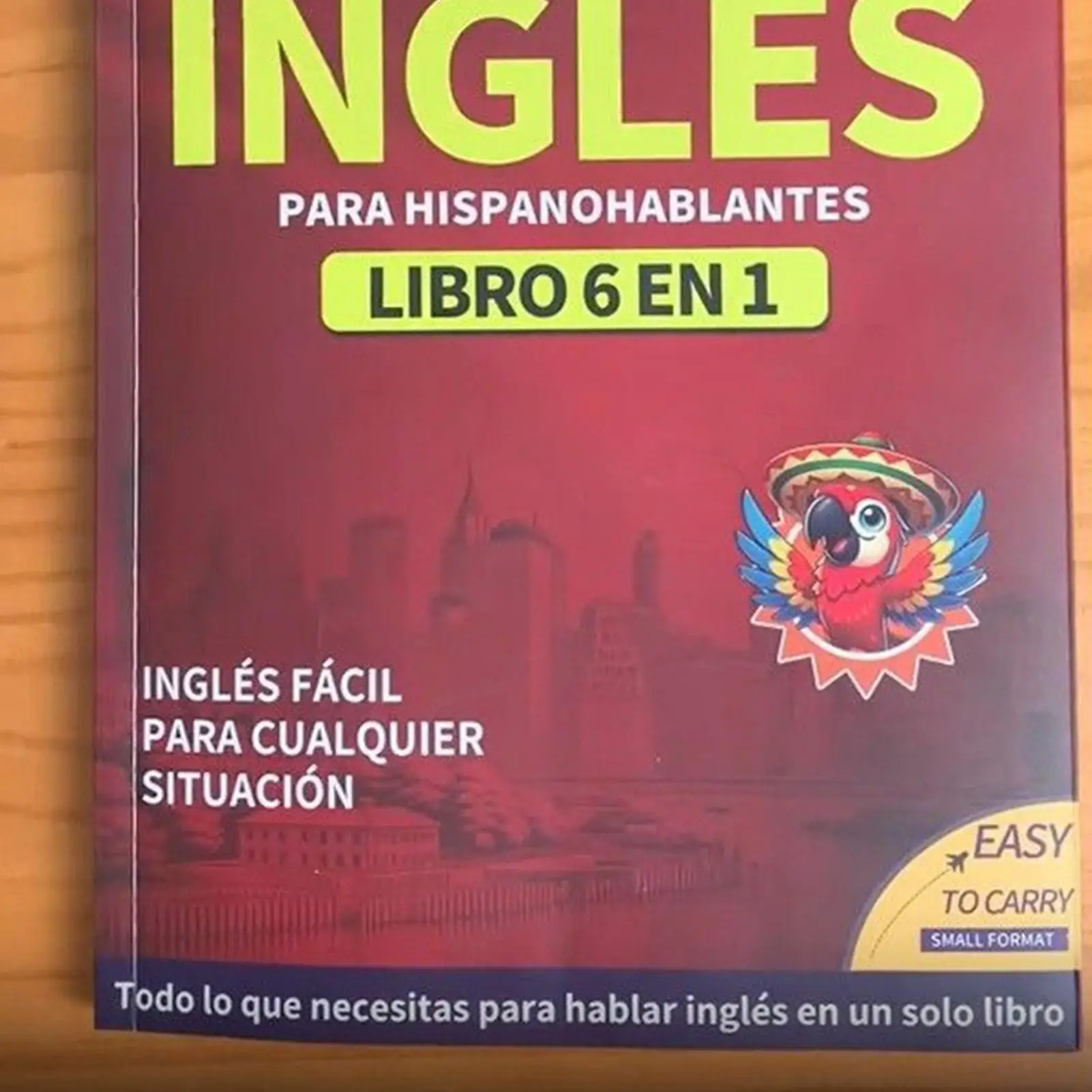 الكتب الإنجليزية للبالغين 6 في 1 الطبعة الإسبانية المصنف الإنجليزي سهل اللغة تعلم القاموس لوازم الدراسة للقراءة