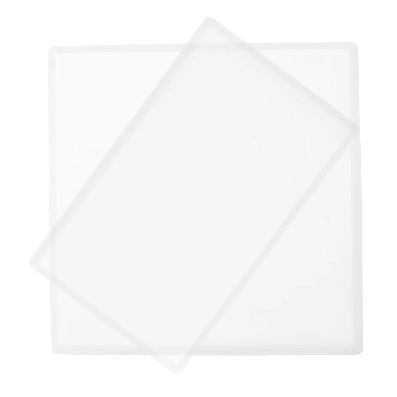 

2pcs Silicone Mold For Resin Crafts Diy Epoxy Molds Reusable Versatile Jewelry Tray Decor Mold Oval Resin Tray Molds