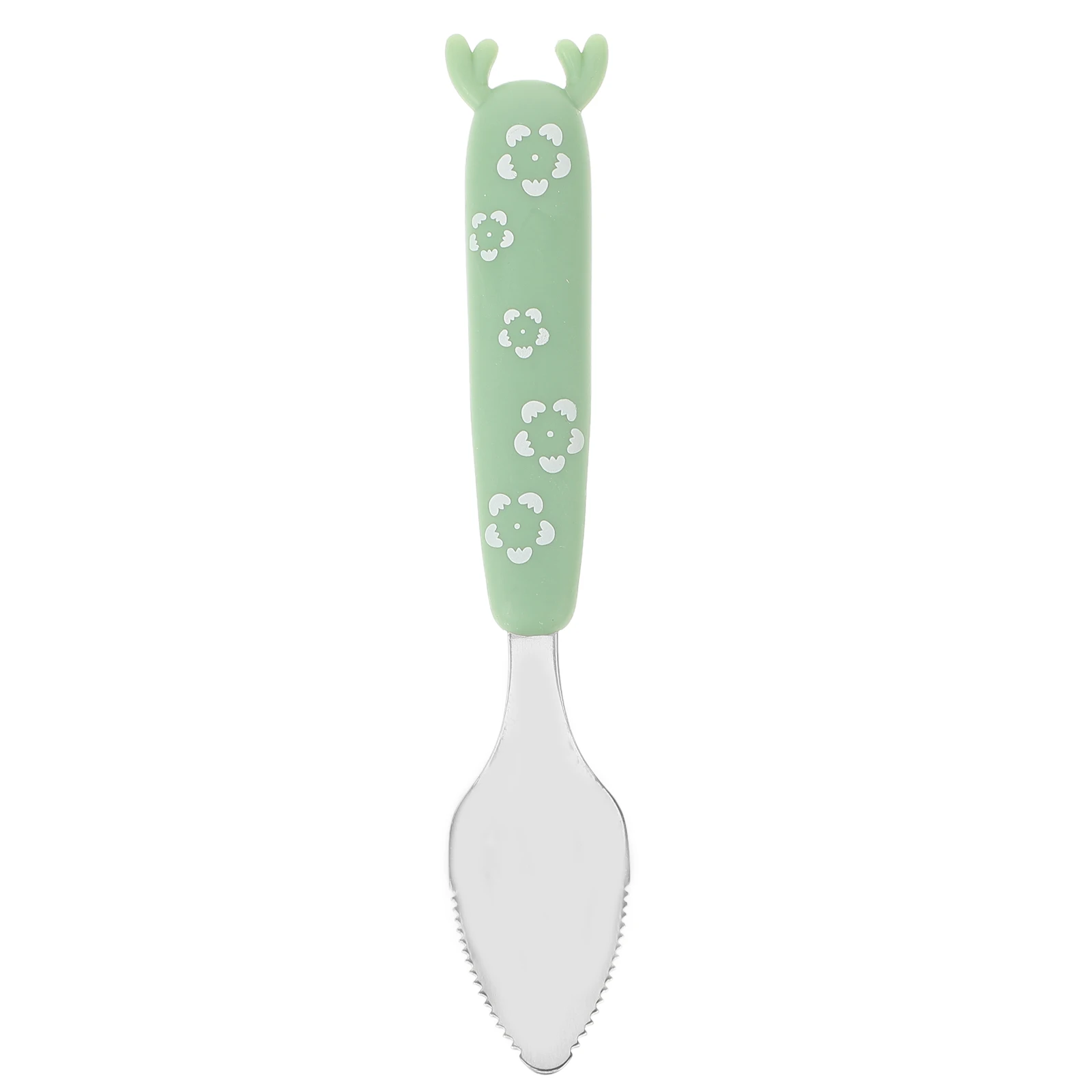 

Serrated Spoons Stainless Steel Baby Fruit Mud Spoon Scraping Citrus Spoon Food Grade PP Safe Design Smooth Surface Not