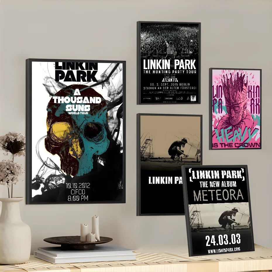 American Rock Band L-LinkinS Cool P-park Poster Home Living Room Wall Room Bed Bedroom Home Decoration