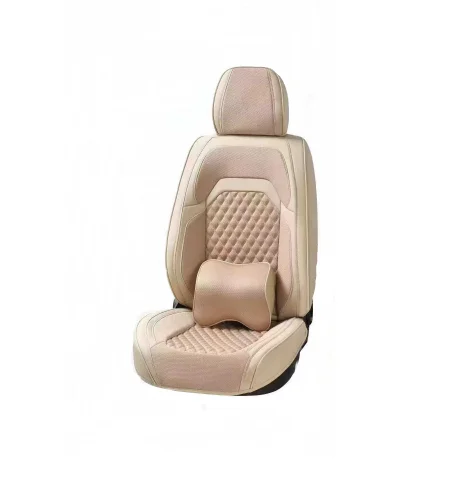 

Luxury Leather Car Seat Covers Universal Auto Seats Cushions Four Seasons Mat 104222