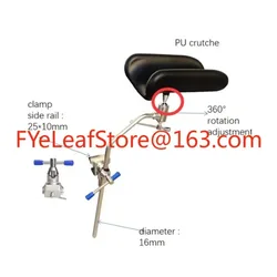 Medical exam table Leg Holders stirrups for Operating Table and Gynaecology Bed