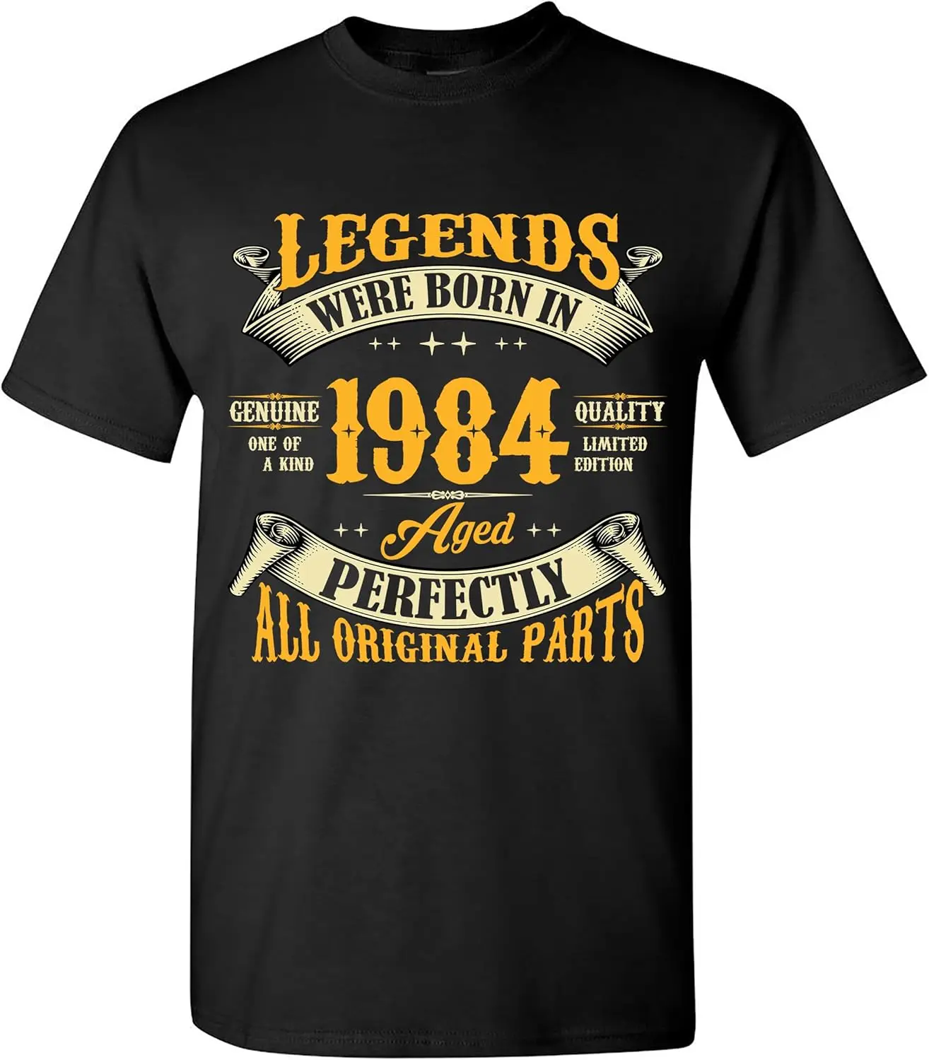40th Birthday Shirt for Men, Legends were Born in 1984, Vintage 40 Years Old T-Shirt