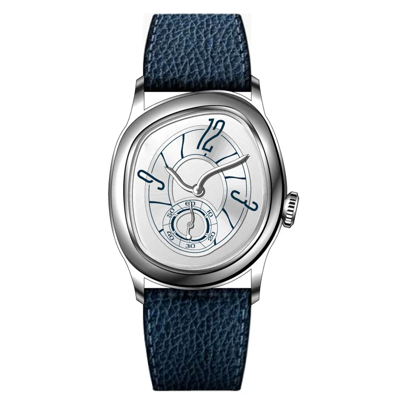 Fashion Wristwatches Melting Irregular Twisted Women's Watch European and American Classic Style Genuine Leather Watches