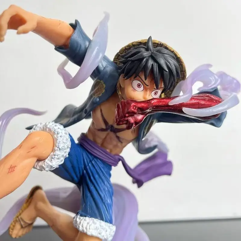 

One Piece Gk Gear 5 Awakened Nika Luffy Onigashima Battle Pvc Model Statue Collectible Figure Desktop Display Anime Collection