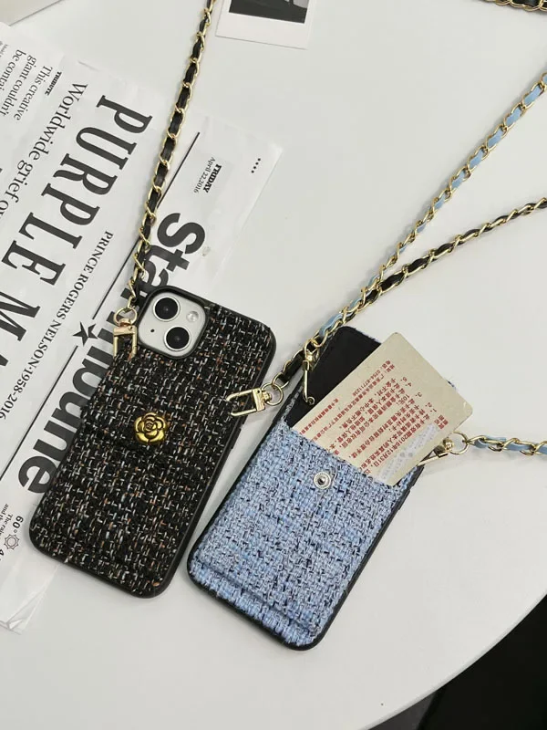 Fall/winter New For Iphone15 Card Stand Phone Case 14promax Crossbody Lanyard 13 12pro All-inclusive 11 Fall Protection Cover Fu image 3