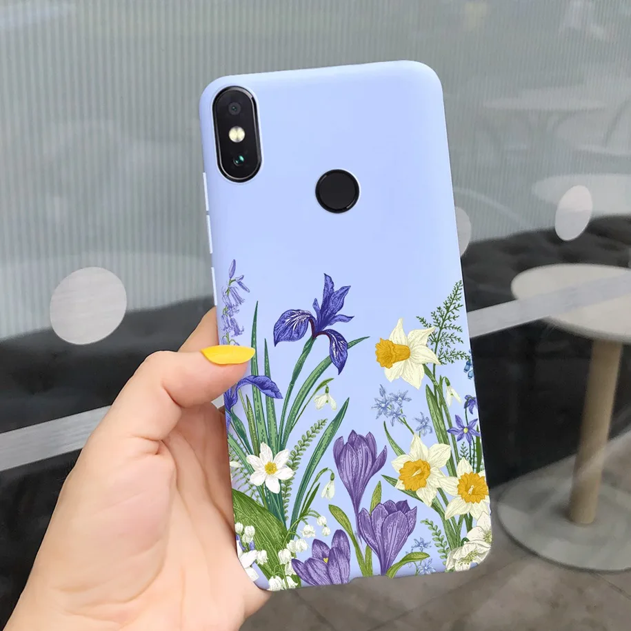 For Xiaomi Redmi Note 5 Global Phone Case Popular Flower Soft TPU Back Cover For Xiaomi Redmi Note 5 Pro Note5 Shockproof Bumper