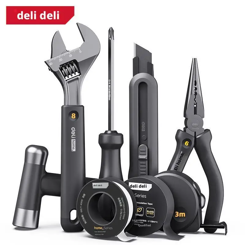 Tools Home Series Home Hand Tool Box Set 8 Piece Screw Tool Set